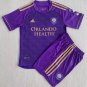 2025 Kids Orlando City SC Home Shirt Jersey Kit 23-24 Youth Soccer Football 2023-2024