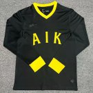 2025  aik solna black long sleeve soccer jersey