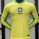 2025  brazil home jersey long sleeves