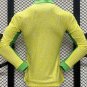 2025  brazil home jersey long sleeves