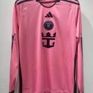 2025  inter miami messi #10 home pink long sleeve jersey