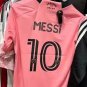2025  inter miami messi 10# home pink long sleeve jersey