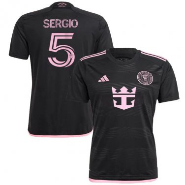 2025  inter miami sergio #5 jersey away