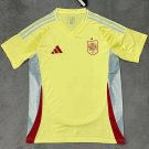 2025  spain away yellow fans jersey