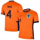 2025  the netherlands home virgil 4 jersey