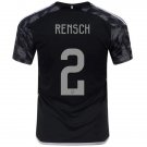 2025 ajax rensch 2 jersey away football soccer shirt jersey ajax