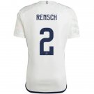 2025 ajax rensch 2 jersey away football soccer shirt jersey ajax_1