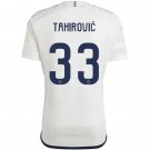 2025 ajax tahirovic 33 jersey away football soccer shirt jersey ajax_1
