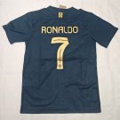 2025 al nassr ronaldo blue soccer jersey new