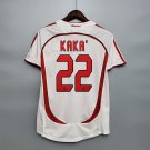 2025 ac milan kaka jersey 06-07 away retro  shirt