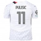 2025 ac milan pulisic 11 jersey away football shirt sleeves jersey ac milan