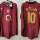 2025 arsenal 06 retro jersey bergkamp 10 home new soccer jersey