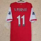 2025 arsenal 06&08 retro jersey v.persie 11 home new soccer jersey
