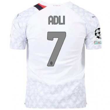2025 ac milan adil 7 jersey away football shirt sleeves jersey ac milan