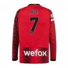 2025 ac milan adli 7 jersey home football soccer long sleeves jersey ac milan