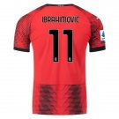 2025 ac milan ibrahimovic 11 jersey home football shirt sleeves jersey ac milan