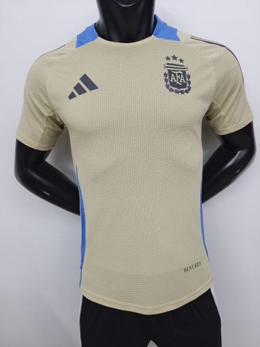 2025 argentina beige training jersey