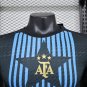 2025 argentina black blue training jersey