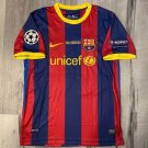 2025 barcelona 10&11 retro home jersey messi #10