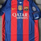 2025 barcelona 16&17 retro messi 10 jersey home soccer retro jersey barcelona 16 17
