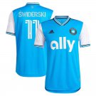 2025 charlotte swiderski 11 jersey home soccer jersey 23