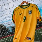2025 brazil 1998 ronaldo #9 retro jersey home retro