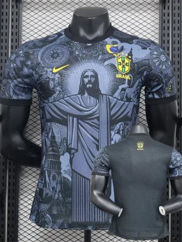2025 brazil black special edition player version jersey