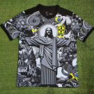 2025 brazil christ the redeemer version black jersey