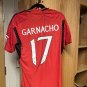 2025 garnacho man united home men&acirc;��s jersey 23&