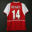 2025 henry arsenal 02&03 retro jersey home soccer retro jersey