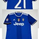 2025 juventus 16&17 retro jersey dybala 21 away new soccer jersey