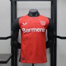 2025 leverkusen home soccer jersey size s-2xl