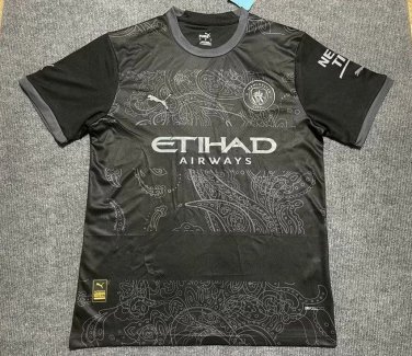 2025 man city special version black jersey