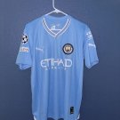 2025 manchester city haaland 9 jersey home soccer jersey 23