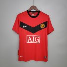 2025 manchester united 09&10 retro jersey home new soccer jersey 09