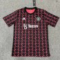 2025 manchester united red black training jersey