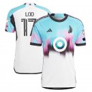 2025 minnesota united 23  lod 17 jersey away men's football soccer shirt jersey 23&