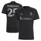 2025 nashville zimmerman 25 jersey away soccer shirt jersey nashville 23