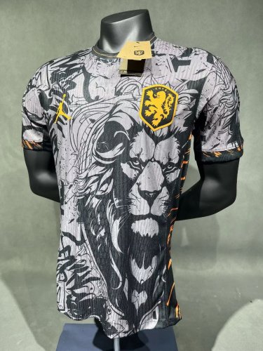 2025 netherlands holland jordan version black jersey