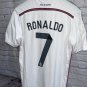 2025 real madrid 14&15 home kit ronaldo 7 jersey retro short sleeve