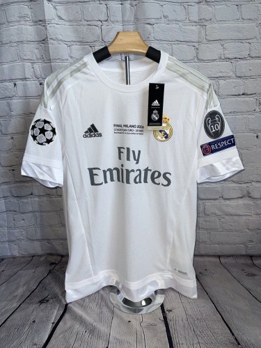 2025 real madrid 16 kit ronaldo 7 final milano home retro jersey