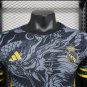 2025 real madrid dragon special version black yellow jersey