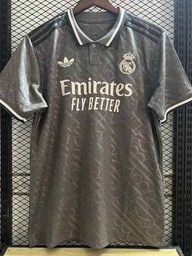 2025 real madrid grey concept edition fans jersey