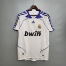 2025 real madrid jersey 07&08 home retro soccer shirt men