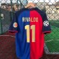 2025 rivaldo barcelona 1999&00 retro jersey home soccer retro jersey