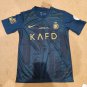 2025 ronaldo al-nassr away blue jersey