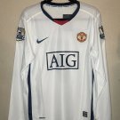 2025 ronaldo manchester united 08&09 retro jersey away soccer retro long sleeve jersey m-u