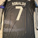 2025 ronaldo real madrid 14&15 retro jersey long sleeve away