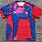 2025 usa jersey red blue training shirts