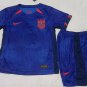 2025 usa 23 jersey kids away children soccer shirt youth jersey kit